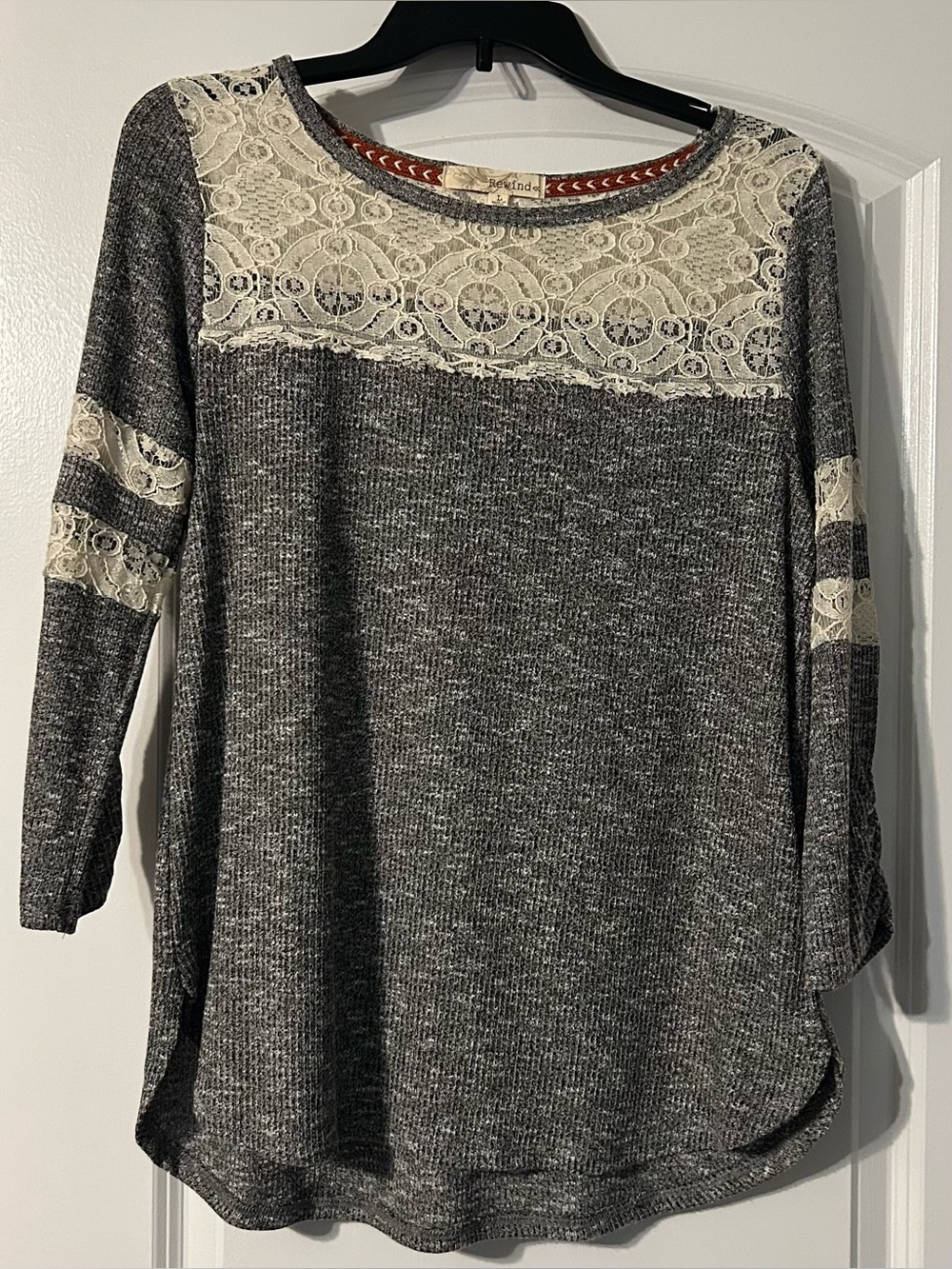 Lace Detail Top